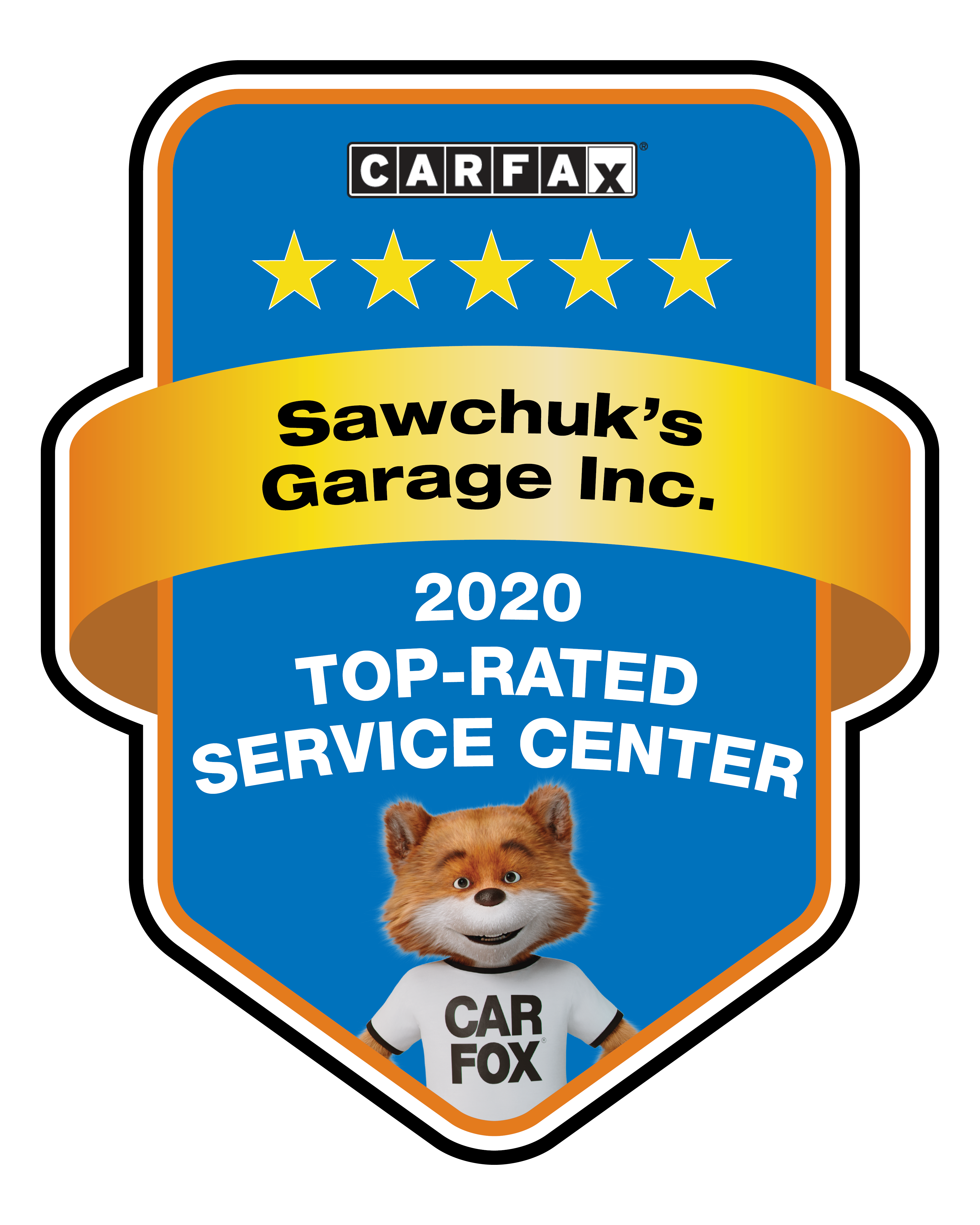 CARFAX TopRated Service Shop for 2 years in a row 2019 & 2020! Sawchuk's Garage