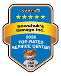 2020 Top Rated Service Center Badge